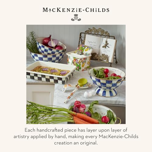 Tazón esmaltado diario MACKENZIE-CHILDS mediano Royal Check miniatura 6