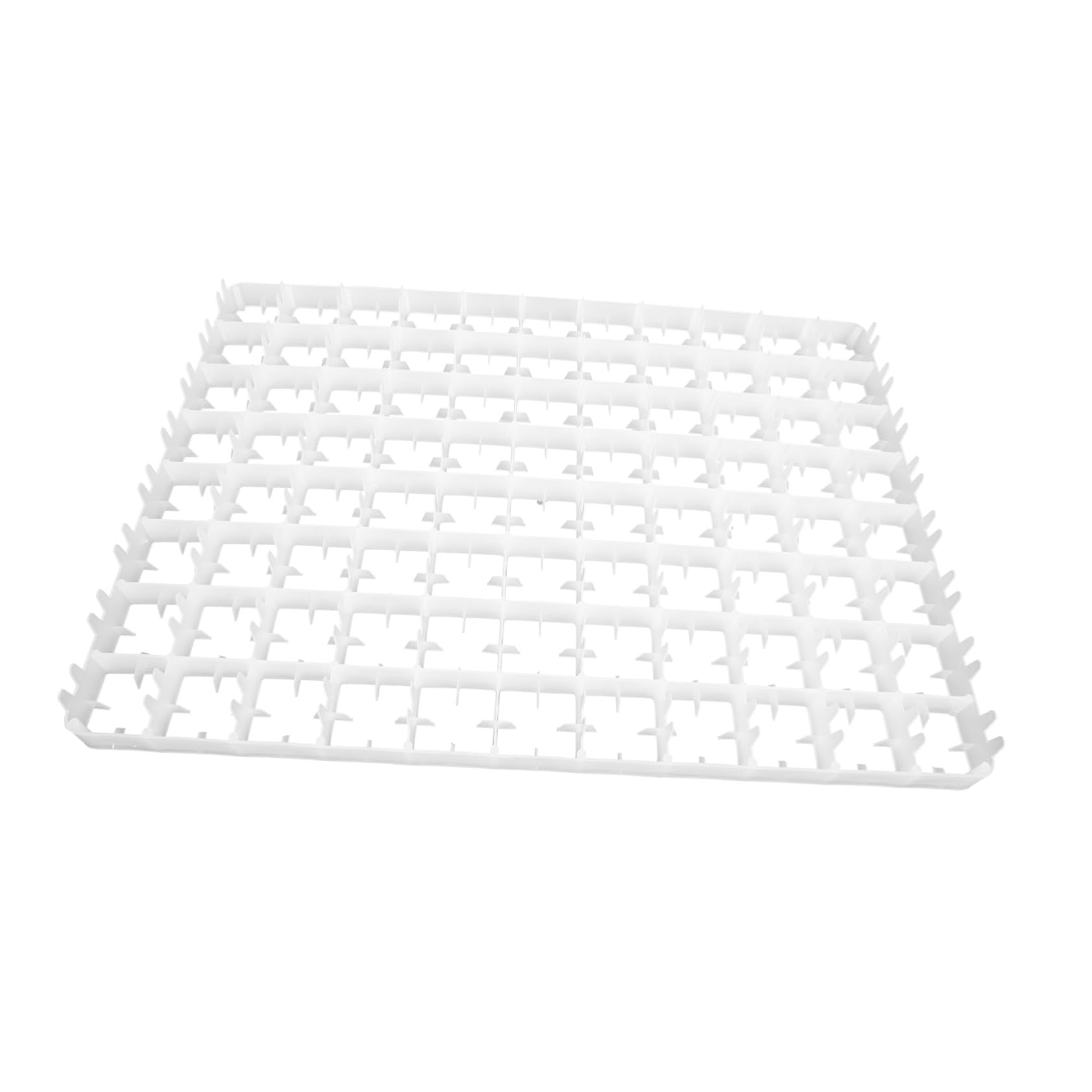 jojofuny Incubadora Resistente Plástico 88 Huevos de Bandeja para Compartimentos de Protector Almacenamiento Seguro Hogar