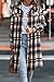 PRETTYGARDEN Womens Plaid Shacket Jacket Fall Fashion 2025 Long Sleeve Button Up Flannel Shirt Winter Clothing Woolen Coats (Brown,Medium)