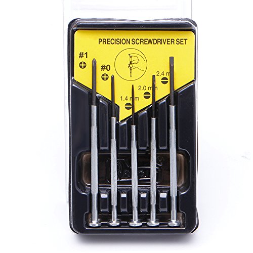 5Pcs/Set Screwdriver Jewelers Watchmakers Tools New