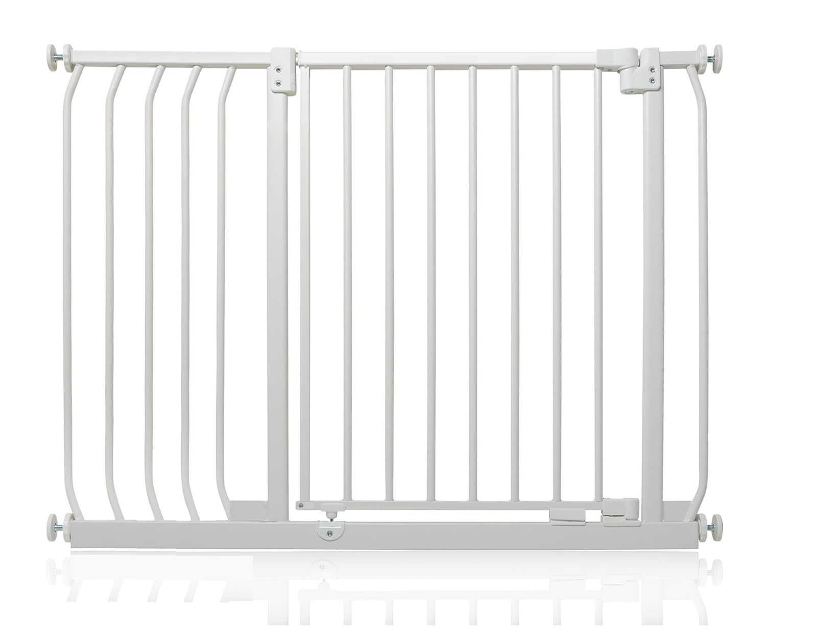 Safetots Elite Pressure Narrow Safety Gate, 65.5cm - 74.5cm, Matt White, Narrow Pressure Fit Stair Gate, Baby Gate for Doors Hallways and Spaces, Safety Barrier, Easy Installation — view 19