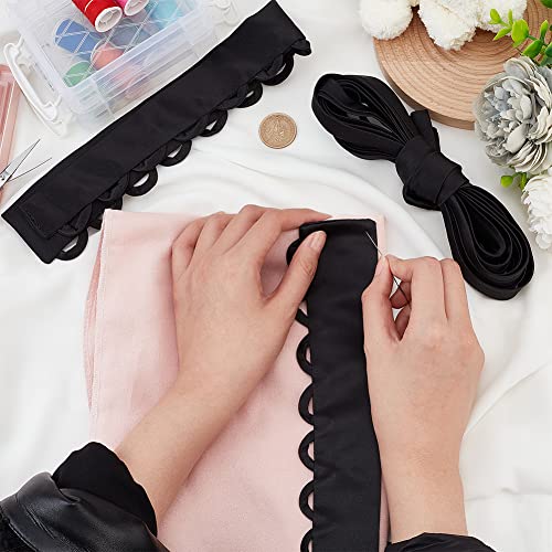 AHANDMAKER 160 Zoll Damen Krawattenrücken Für Hochzeitsbrautkleid, Verstellbarer Reißverschluss, 19-Zoll-Hochzeitskleid-Schleifen, Korsett für Hochzeitskleid Für Hochzeitskleider Abschlussballkleider