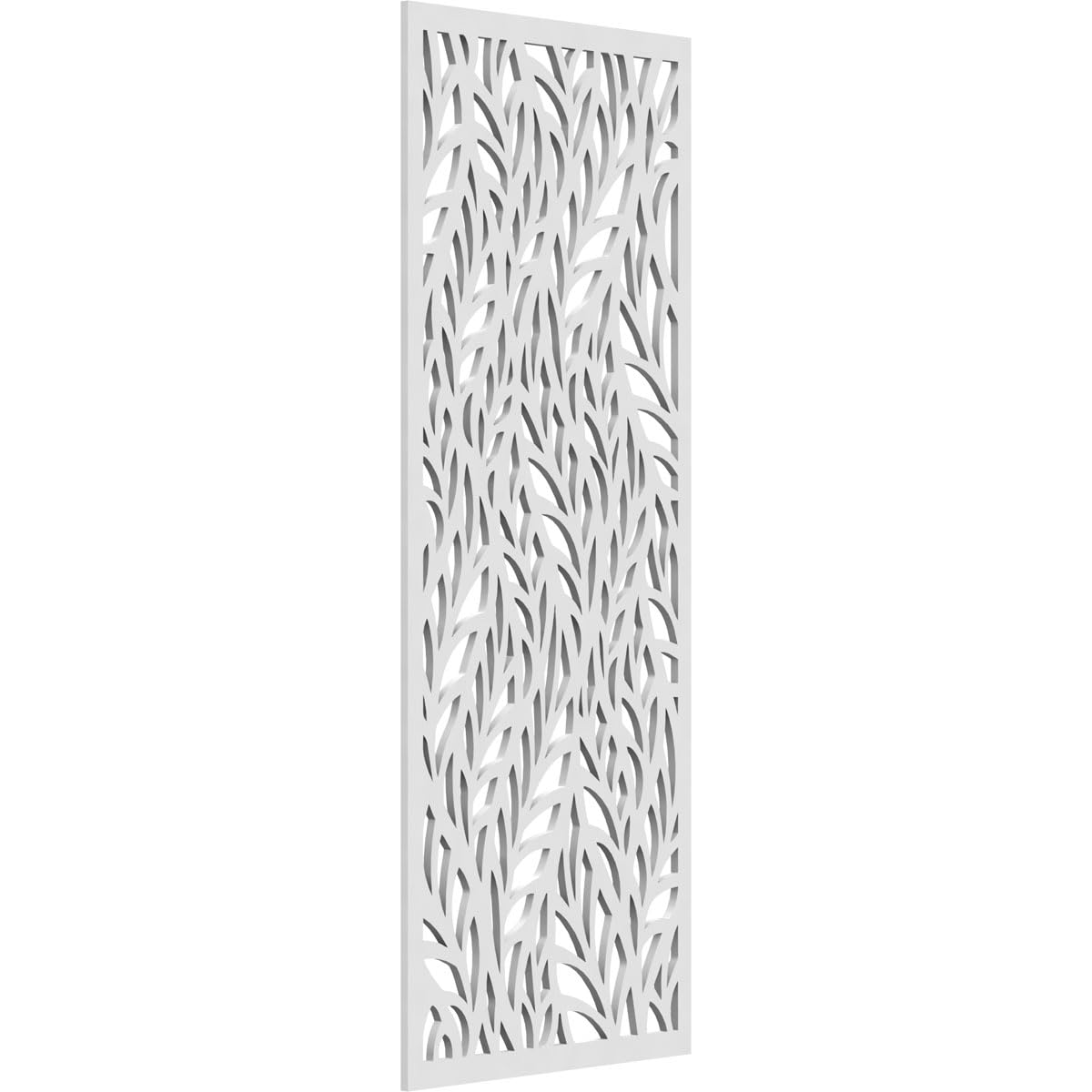 15 3/8"W x 39 3/8"H x 3/8"T Ortonville Decorative Fretwork Wall Panels in Architectural Grade PVC