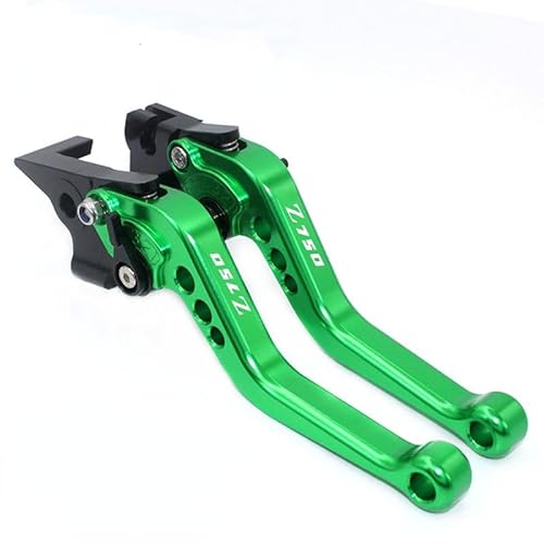 Accessori Moto Per Z750 Z 750 (non per il modello Z750S) 2007-2012 2008 2009 2010 2011 CNC Alluminio Regolabile Breve Freno Leve di Frizione Maniglia (Colore: Verde)