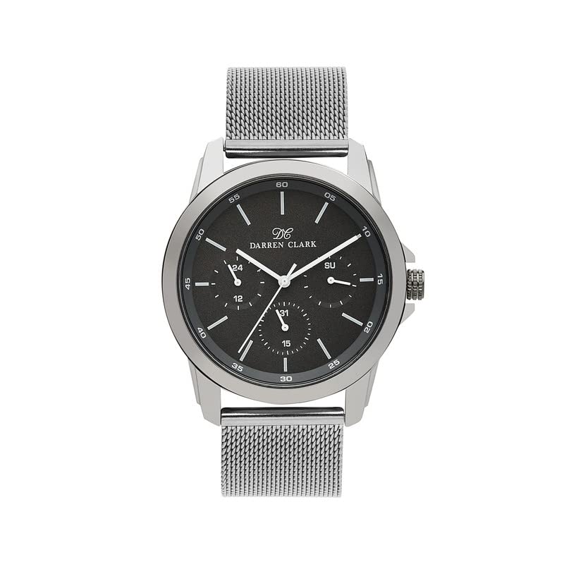 Darren Clark Grey Dial Mesh Straps Japness Quartz Premium Analog Watch for Men 1007J-E0816 (B0C33TT51C) Amazon Price History, Amazon Price Tracker