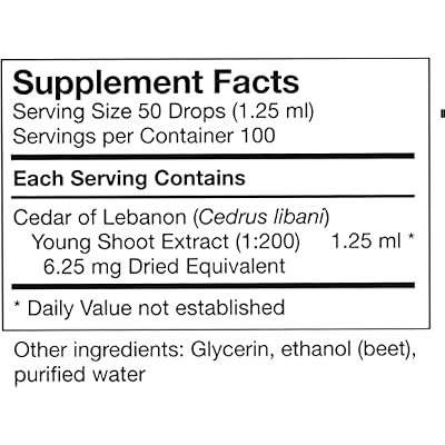 UNDA Gemmo Therapy Cedrus Libani | Cedar of Lebanon Young Shoot Extract | 4.2 fl. oz.