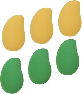 Abaodam 6 Peças Esponja De Beleza Mistura De Maquiagem Molhada Esponjas De Mistura Para Base De Maquiagem Mistura Esponja Cosmética Frutas Pó Puffs Esponja Maquiagem Liquidificador Menina