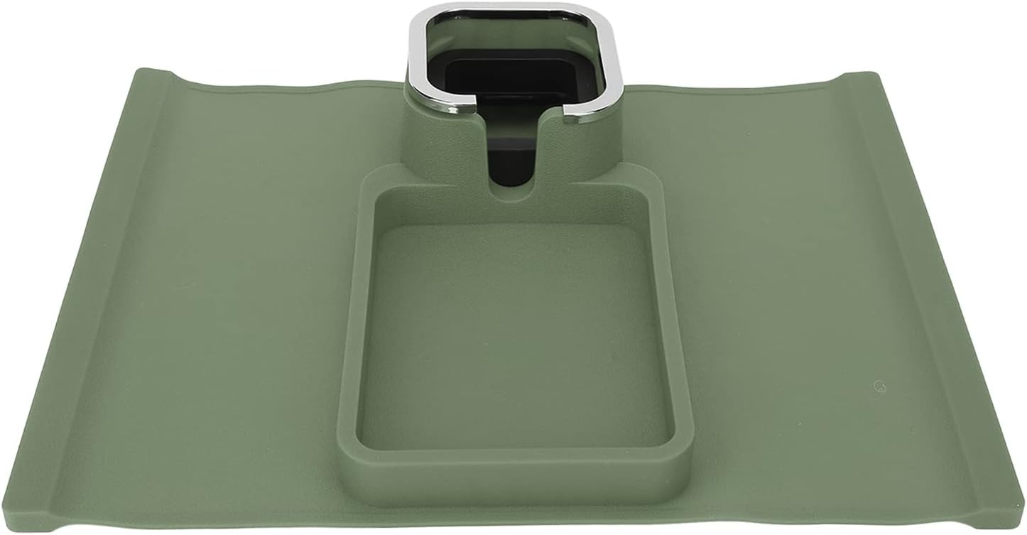 Fdit Portavasos para Sofá, Bandeja de Reposabrazos de Sofá de Silicona Multifunción Posavasos Mesa de Brazo de Sofá con Base Antideslizante Bandeja de Reposabrazos de Sofá Sofá Bebida Caddy(4#)