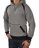 Coupe : normale JACK & JONES Sweat à capuche LS Camalot. - Bleu - Large