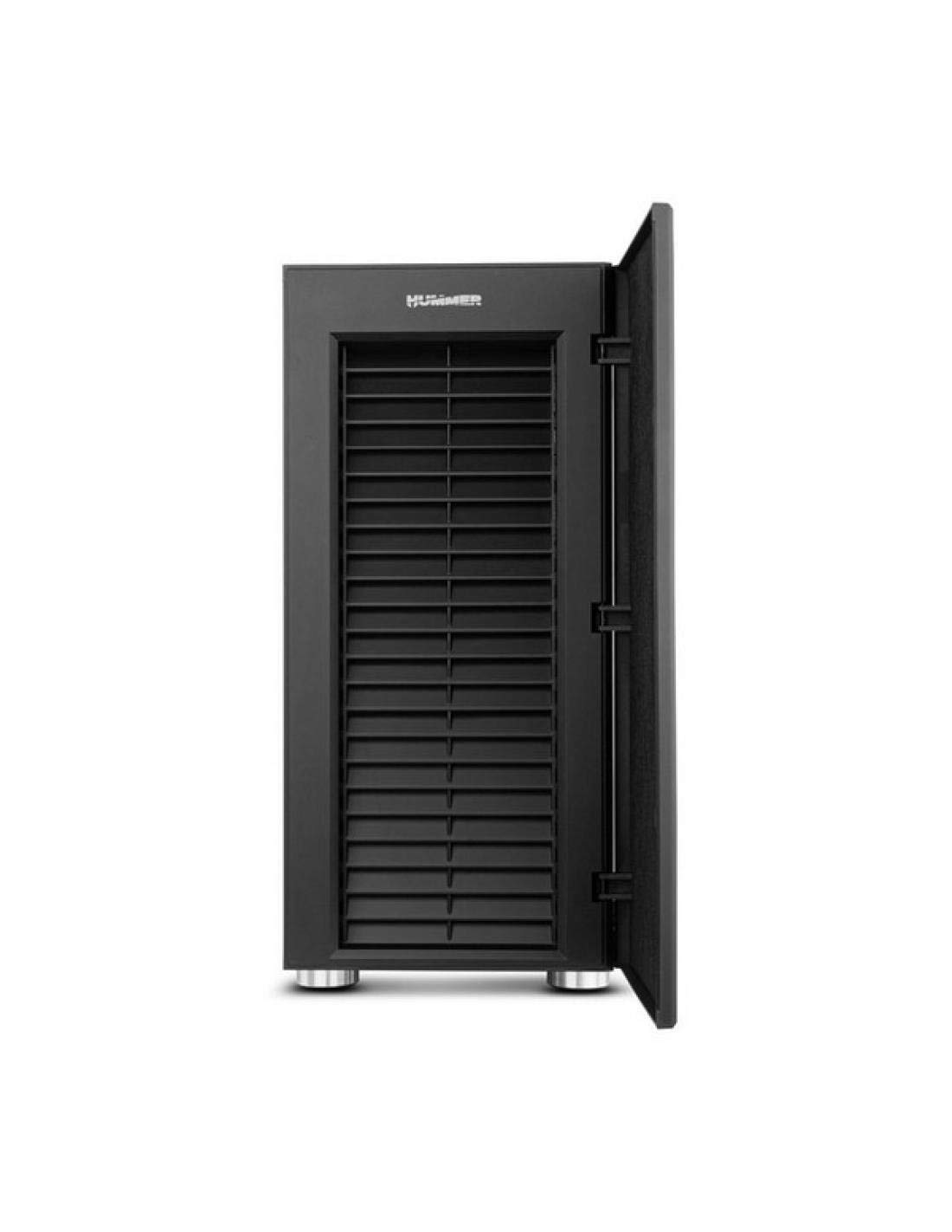 Nox - Caja de Media Torre Micro ATX/Mini ITX/ATX NX Hummer Void Ø 12 cm, Color Negro