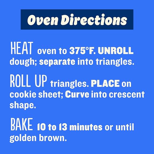 Image of Pillsbury Crescent Rolls, Original Refrigerated Canned Pastry Dough, 8 Rolls, 8 oz