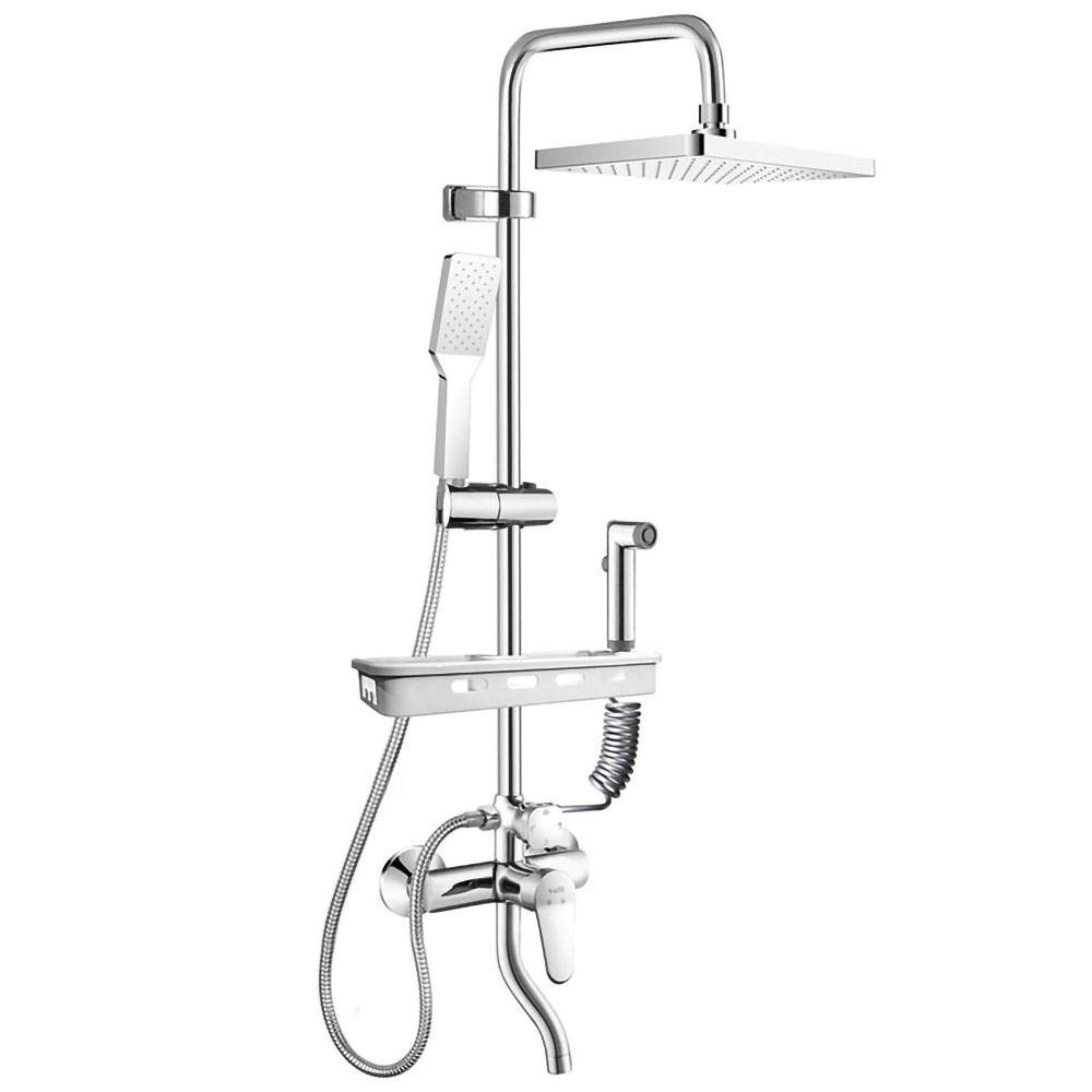 Mitigeur de douche mural 4 fonctions pour créer un espace bien-être à la maison