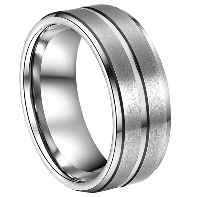 Image of SALTY ALPHA Hand Finger Ring for Men & Boys | Stainless Steel | Stylish & Minimal | Birthday Gift | Aesthetic Jewellery | Accessories for Everyday Wear | Gift for Diwali, Christmas, Marriage, Birthday