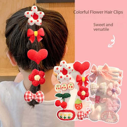 Pinzas para cabello para niñas set de 8 piezas miniatura 3
