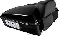 Vista 9 de TCMT - Caja de maletero de motocicleta modificada con respaldo para Harley Davidson 2014-2025 Touring CVO Road King Road Glide Street Glide Electra