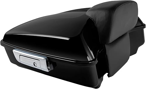 Miniatura 9 de TCMT - Caja de maletero de motocicleta modificada con respaldo para Harley Davidson 2014-2025 Touring CVO Road King Road Glide Street Glide Electra