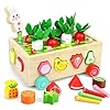Toddler wooden montessori toys easter toys basket stuffers for toddlers 1 3 educational toys for 1 2 3 year old boy girl birthday gift ideas  urban country home decor