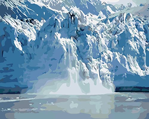 Kits de Point de Croix Pré-imprimé Iceberg pour Cadeaux Noël et Festival