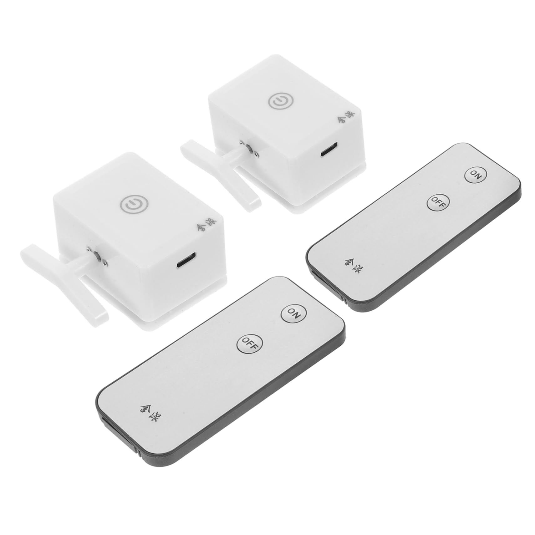 Tofficu 2juegos Pulsador De Accesorio Inteligente De Interruptores De Luz Robot Diseño Recargable