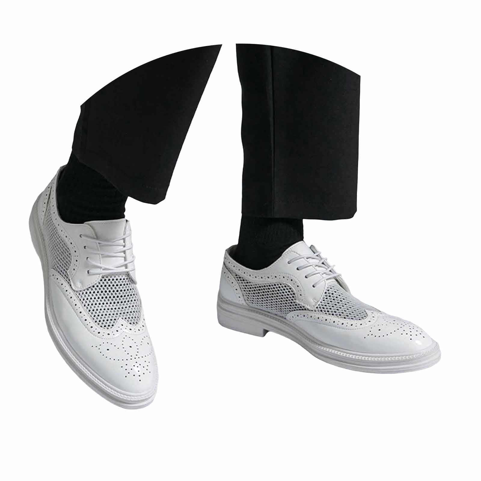 Scarpe tradizionali da uomo in pelle scamosciata, per Oktoberfest | Modello in stile tradizionale, adatto come scarpa da ballo e da abito, disponibile in molte misure, anche per piedi più