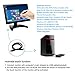 immagine 3Schermo 10.1 Pollici TOGUARD Monitor con Schermo Tattile LED in Colore, Visualizzazione di Monitor 1280*800 Écran di Sorveglianza, Include Uscita VGA/AV/BNC/HDMI/USB ed Altoparlante Integrato