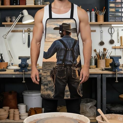 Delantal de trabajo Cowboy West con ajuste y bolsillos miniatura 4