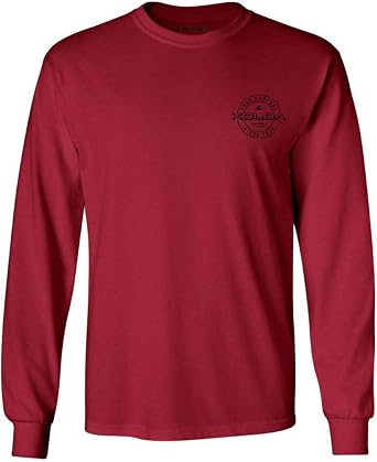 Koloa Surf Mens Wedge Logo Long Sleeve Heavy Cotton Tee in Reg, Big and Tall