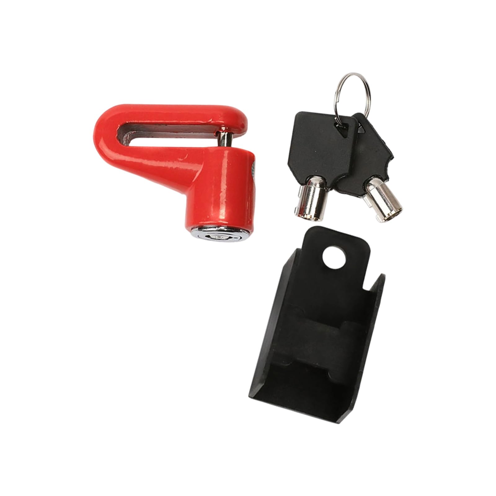 XuQiZZpp Motorcycle Bike Wheel Disc Brakes, Disc Wheel Locks with, Mountain Bicycles Brakes Padlock