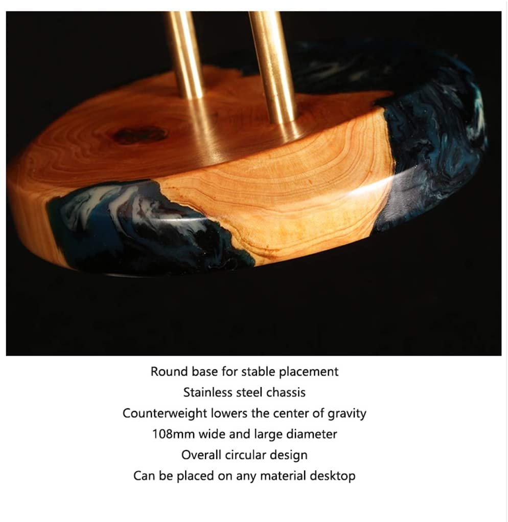 Kopfhörer Ständer Schreibtisch Zubehör Kopfhörerständer Aus Holz, Desktop-Headset-Halter Mit Messing-Stützstange, Kopfhörerhalter, Gaming-Zubehör Gaming Headsets(A)