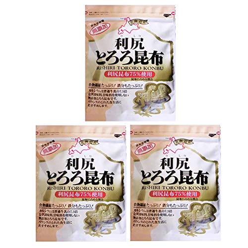 利尻とろろ昆布 無添加 利尻 とろろ昆布 30g 3袋 りしり とろろこんぶ