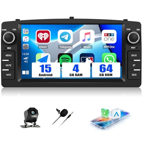 Autoradio Android 15 Toyota Corolla BYD F3 Écran Tactil GPS Bluetooth CarPlay
