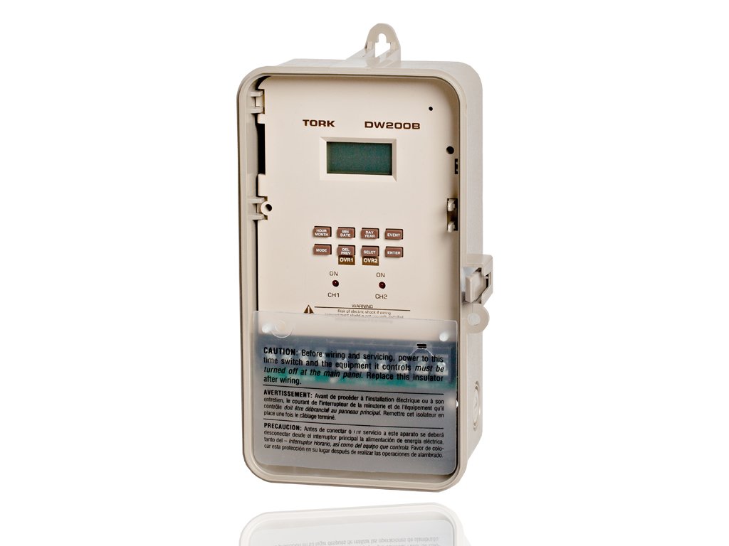 DW Series Multipurpose Pump Control 365/7 Day Advanced Time Switch, 120/208-240/277 VAC Timer Supply, 2 Channels, SPDT Dry Contact