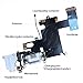 Johncase OEM Charging Port Dock Connector Flex Cable w/Microphone + Headphone Audio Jack Port Ribbon Replacement Part Compatible for iPhone 6 All Carriers (White)