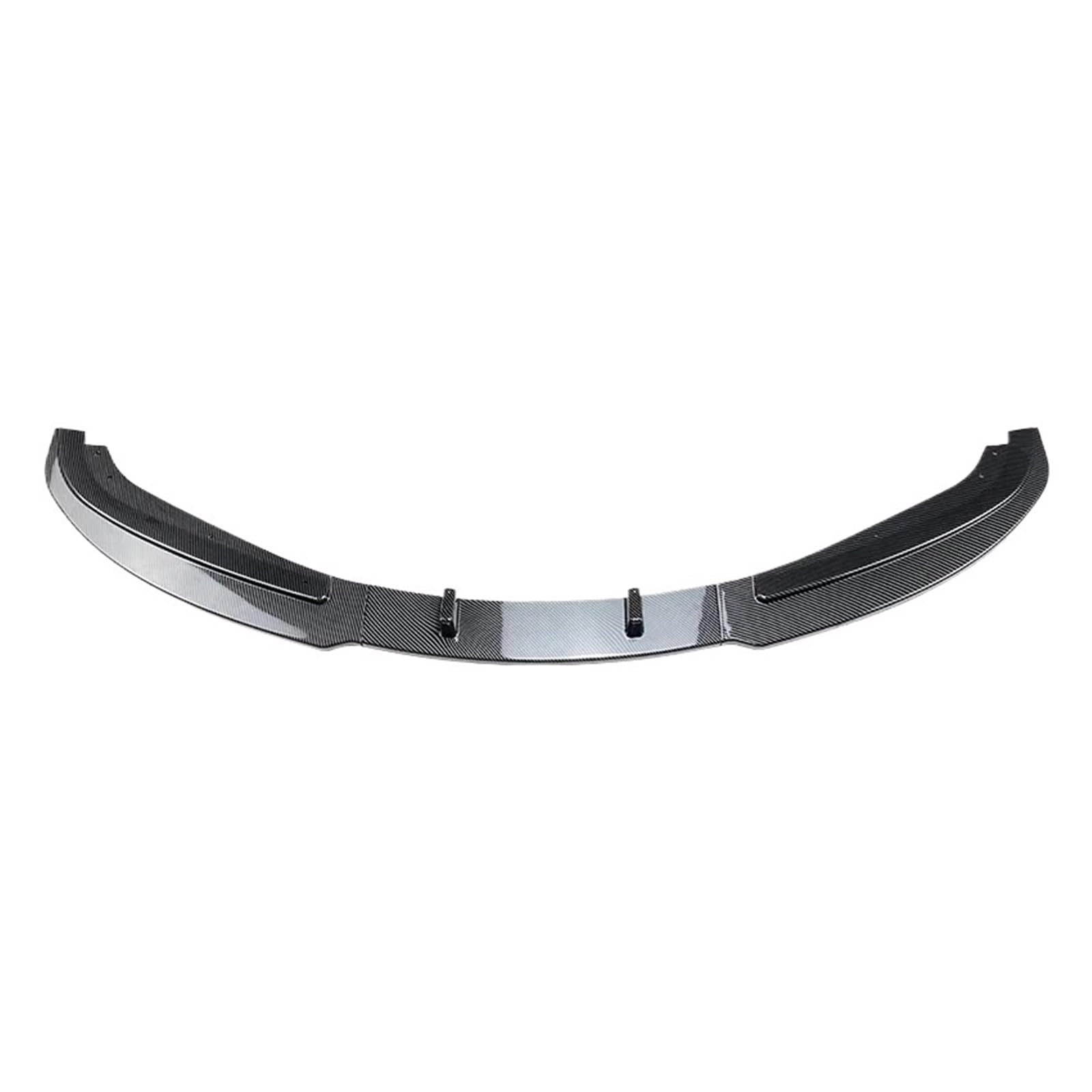 Spojlery przednie do samochodów Czarny przedni zderzak Spoiler Splitter pasuje do BMW serii 3 E90 E91 LCI 320i 330i 2007-2012 Facelift Tuning Canard Przedniego spojlera(Carbon Look)