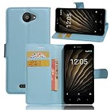 Funda Libro para BQ Aquaris U, Manyip Suave PU Leather Cuero Con Flip Cover, Cierre Magnético, Función de Soporte,Billetera Case con Tapa para Tarjetas