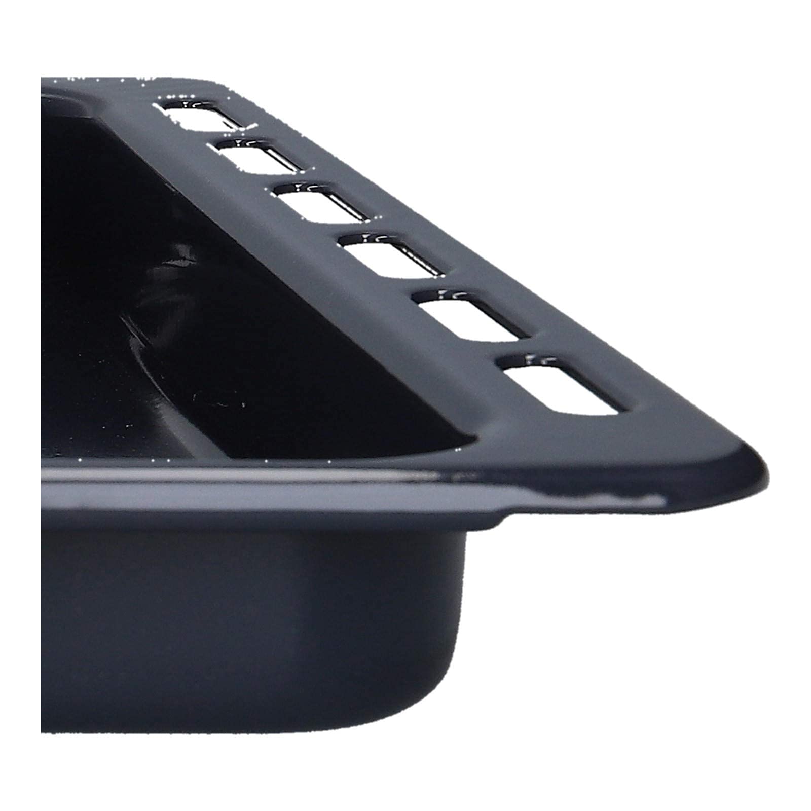 DL-pro Backblech Fettpfanne 445x375x39 für Bauknecht Ignis 481010764532 für Whirlpool Modelle AKP.. AKZ.. hoch emailliert für Backofen Ofen Herd