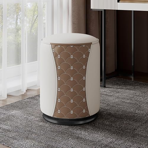 Tabouret de vanité moderne et petit repose-pieds de salon chic - 2