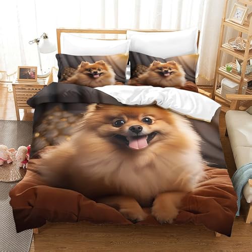 Parure de lit housse de couette chat 3D microfibre pour lit enfant et garçon