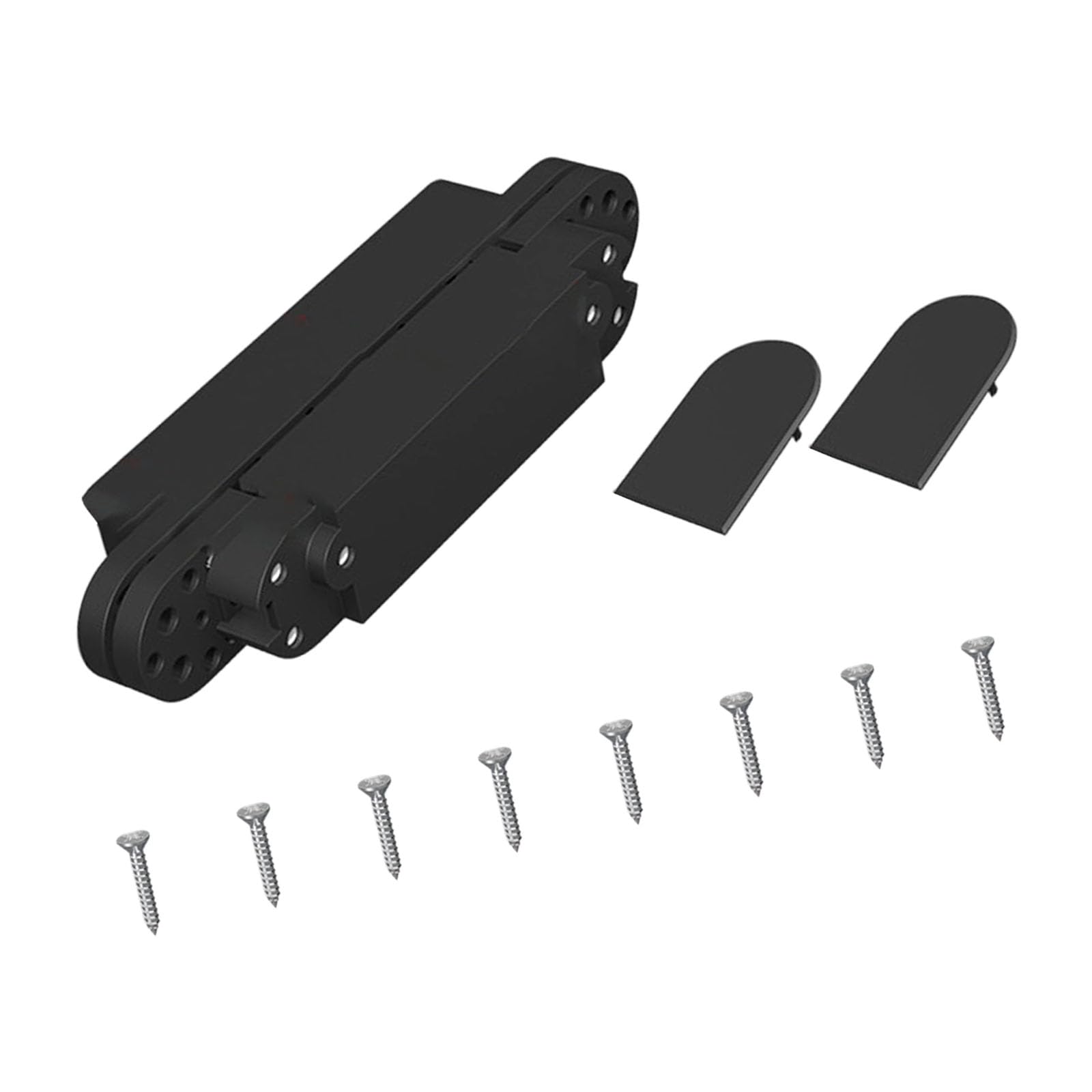 Minglea 25X150 Three Dimensi 180-Degree Swing Door Hinge, Invisible Adjustable Cupboard Hardware With Quiet Closing Mechanism Opening Angles Folding Door Hinge