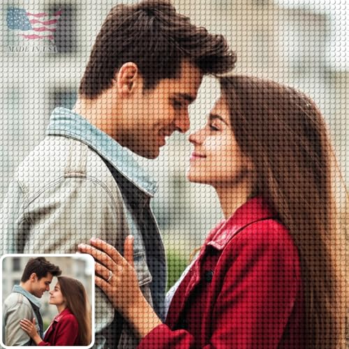 UM UPMALL Custom Diamond Painting Kits, Personalized Photo Diamond Art ...