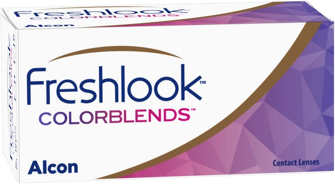 Freshlook Colorblends - Monthly Color Contact Lenses (-00.00, Gemstone Green, Pack of 2) | From Alcon