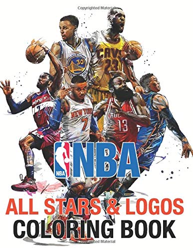 Buy NBA All Stars Coloring Book: Ultimate Basketball Coloring Book