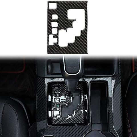 Voodonala for 4Runner Real Carbon Fiber Gear Shift Shifter Transmission Gearstick Selector Lever Panel Trim for 2010-2025 Toyota 4runner Interior Accessories, 1pc Cover