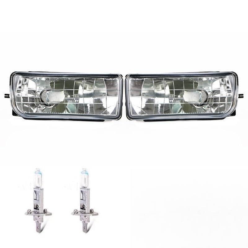 63178357389 53178357390 Conjunto Faros Antiniebla Parachoques Delantero Luz Antiniebla Para E36 318i 318ti 323i 328i 1992 1993 1994 1995 1996-1998 Parachoques Antiniebla(White With Halogen)