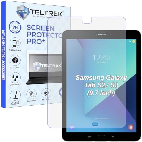 Image of Screen Guard Compatible With Samsung Galaxy Tab S2 / S3 9.7 inch Inch Tablet (SMT820 /SMT825 /SMT810 /SMT813 /SMT815 /SMT819) Flexible Fiber Screenguard Not a Tempered Glass Screen Protector