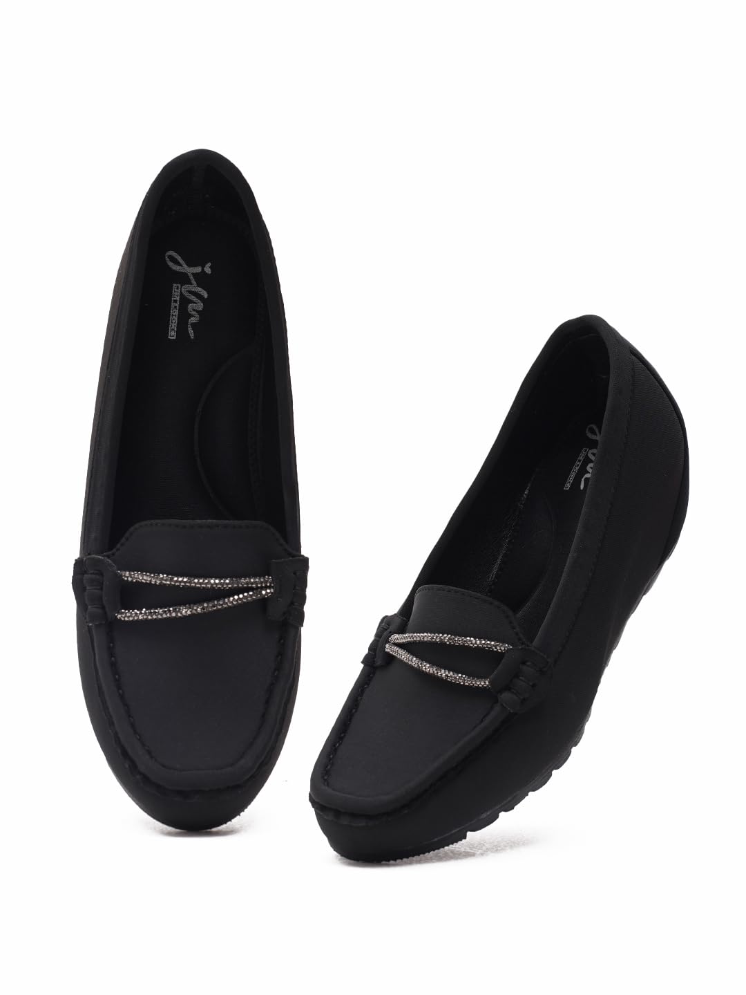 jm looks Women's Chain Loafers | Stylish & Comfortable Slip-On Flats for Women & Girls-picture-30