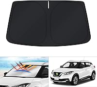 Vista 86 de KUST - Parasol para parabrisas para Chevy Equinox 2010–2017, accesorios para ventanas, funda solar plegable, bloquea los rayos UV, mantiene el coche