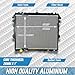 AM WORLDWIDE Radiator Replacement Compatible with TOYOTA HILUX FORTUNER with Frame 2004-2015 DPI AM66203 OEM 164000P050 164000P040 164000P060