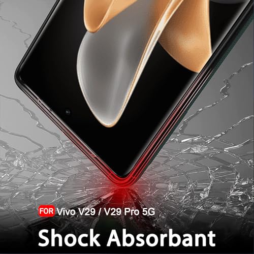 Image of TheGiftKart Sleek Back Cover Case for Vivo V29 / V29 Pro 5G | Slim Fit Protective Design | Ultra Matte Finish | Camera Protection Bump | Soft Silicon Back Cover Case for Vivo V29 / V29 Pro 5G (Black)