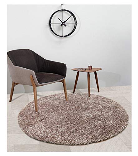 Tapis rond antidérapant pour salon et chambre moderne